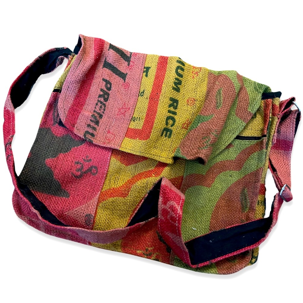 Rice Bag - Burlap - Rosta Boho style